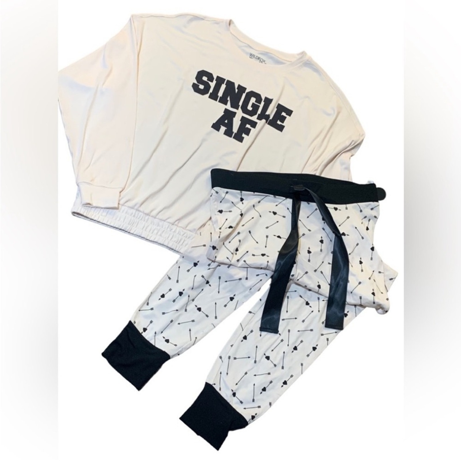 Nwt! Wildfox Single Af Pajamas As Seen On Malin Andersson
